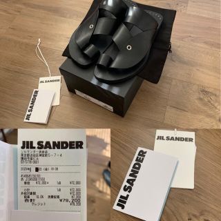 ジルサンダー(Jil Sander)のジルサンダー　JIL SANDER 20ss レザーサンダル(サンダル)