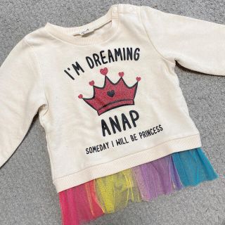 アナップキッズ(ANAP Kids)のANAP 長袖トレーナー(Tシャツ/カットソー)