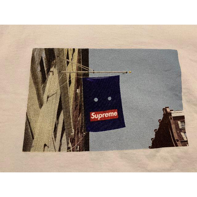 Supreme(シュプリーム)のLサイズ Supreme Banner Tee ホワイト 白 メンズのトップス(Tシャツ/カットソー(半袖/袖なし))の商品写真