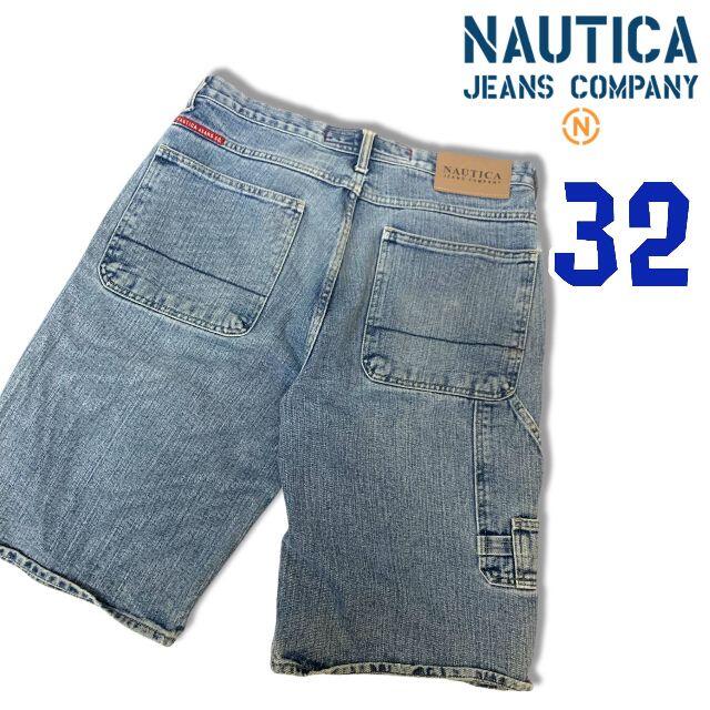 NAUTICA(ノーティカ)の90s ノーティカ ジーンズ デニム ペインターショーツ 32 NAUTICA  メンズのパンツ(ショートパンツ)の商品写真