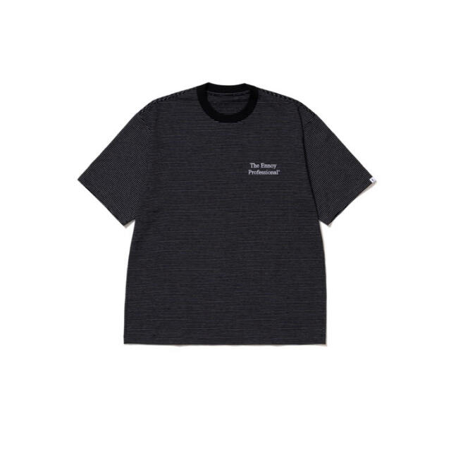 ennoy エンノイ　ボーダー Tシャツ　BLACK x WHITE