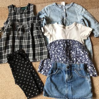 ユニクロ(UNIQLO)の女の子サイズ80☆まとめ売り(ワンピース)