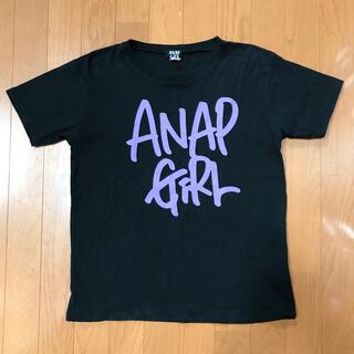アナップ(ANAP)のANAP アナップ　黒のTシャツ　160(Tシャツ/カットソー)