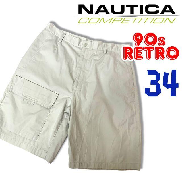 NAUTICA(ノーティカ)の90s ノーティカ コンペティション ナイロンショーツ 34 NAUTICA  メンズのパンツ(ショートパンツ)の商品写真