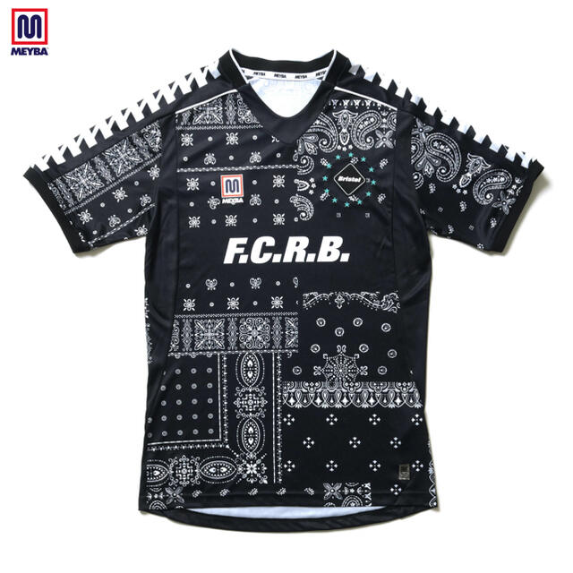 L 送料無料 FCRB 21SS MEYBA GAME SHIRT BLACKメンズ