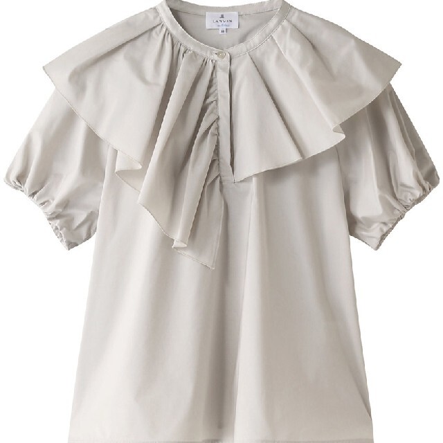 LANVIN en Bleu - 新品 ランバンオンブルー フルカラーグログラン ... 新品 LANVIN ブラウス