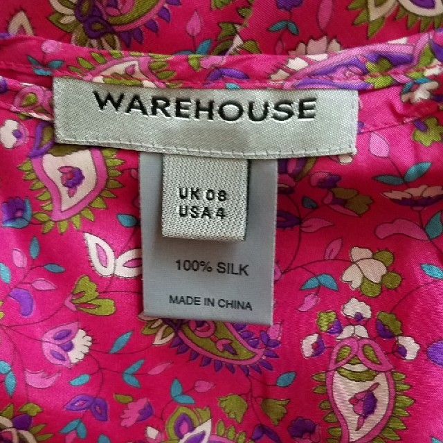 WAREHOUSE(ウエアハウス)のS 美品　イギリス　ウェアハウス　ワンピース　ドレス レディースのワンピース(ロングワンピース/マキシワンピース)の商品写真