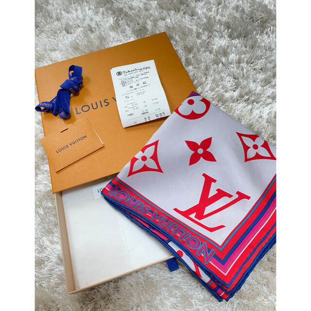 LOUIS VUITTON(ルイヴィトン)のヴィトン　カレ　キーポ　イット　オール レディースのファッション小物(バンダナ/スカーフ)の商品写真