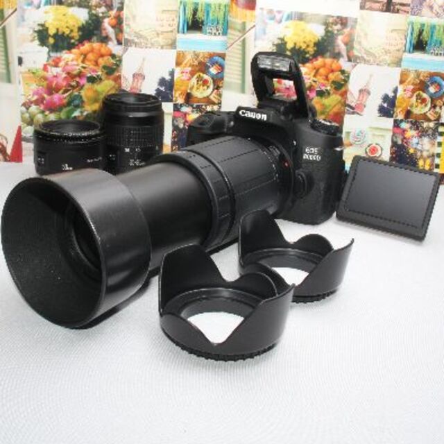 Canon - ❤️予備バッテリー付き❤️Canon EOS 8000D トリプルレンズ❤️