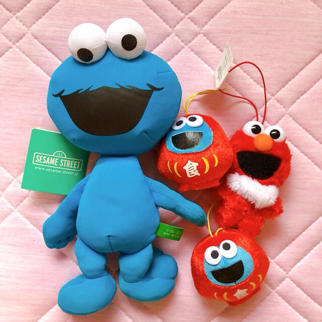 SESAME STREET(セサミストリート)の【美品★】セサミストリートぬいぐるみ&マスコットセット♪ エンタメ/ホビーのおもちゃ/ぬいぐるみ(ぬいぐるみ)の商品写真