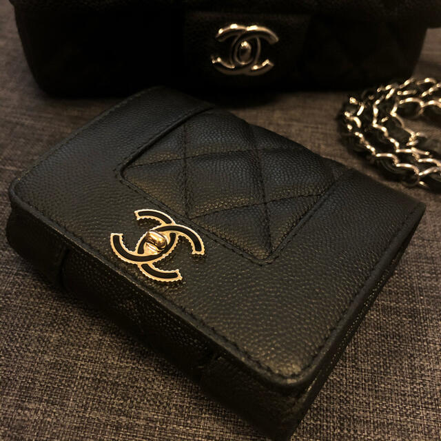 超美品♡ CHANEL シャネル マドモアゼル 三つ折り財布 正規品