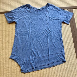 プラステ(PLST)のプラステ　ブルーグレーTシャツ(Tシャツ(半袖/袖なし))