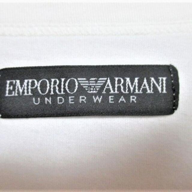 Emporio Armani(エンポリオアルマーニ)の☆エンポリオアルマーニ ロゴ Ｖネック Tシャツ/半袖/メンズ/L☆美品 メンズのトップス(Tシャツ/カットソー(半袖/袖なし))の商品写真