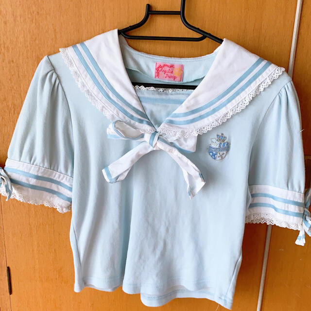 Angelic Pretty(アンジェリックプリティー)のAngelic Pretty セーラー襟カットソー レディースのトップス(カットソー(半袖/袖なし))の商品写真