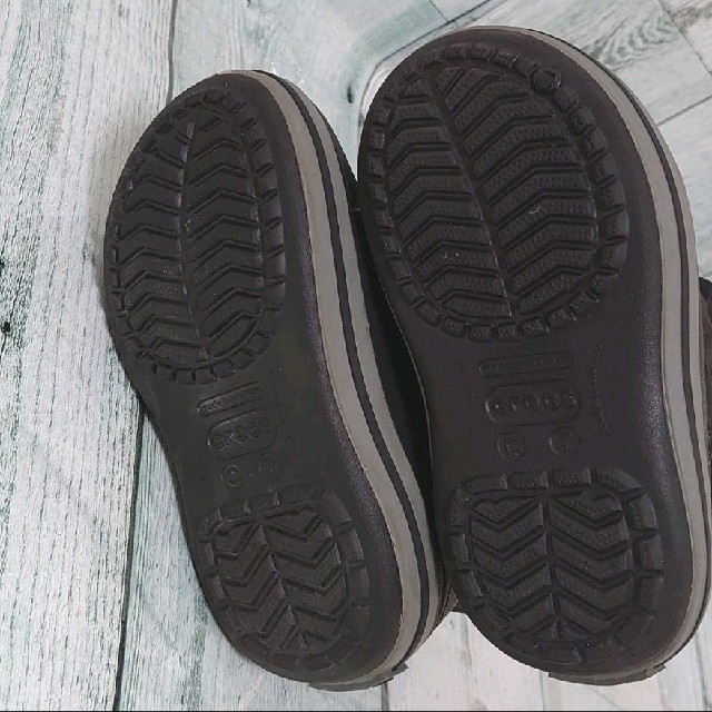 crocs(クロックス)の美品　クロックス　ブーツ　レインブーツ　長靴　C7　15cm キッズ/ベビー/マタニティのキッズ靴/シューズ(15cm~)(長靴/レインシューズ)の商品写真