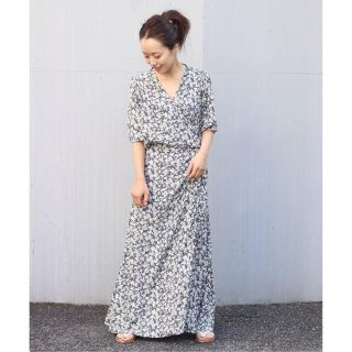 プラージュ(Plage)のPlage olive wrap ドレス(ロングワンピース/マキシワンピース)