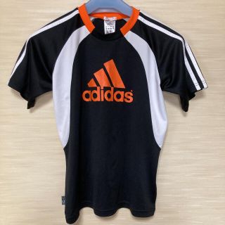 アディダス(adidas)のアディダス　半袖tシャツ・黒（ポリエステル100％）150cm(ウェア)