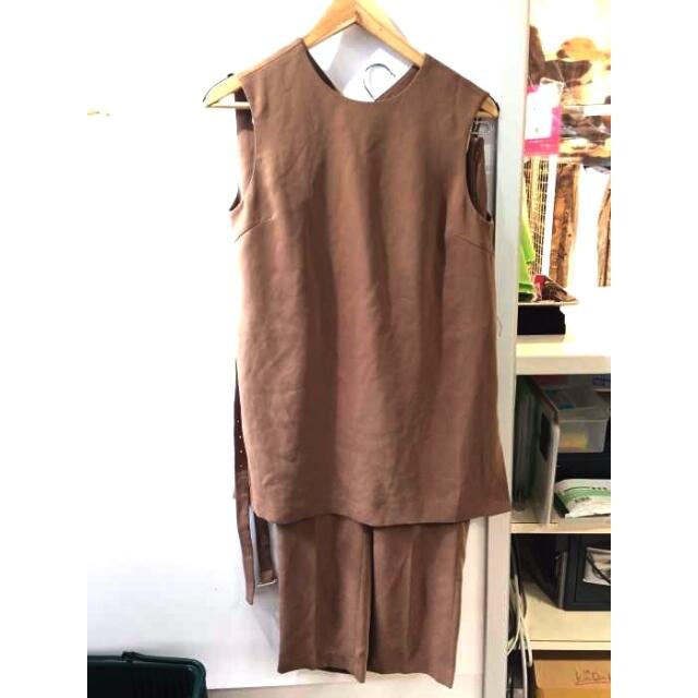 ミラオーウェン ノースリーブトップス パンツ セットアップ