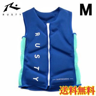 ラスティ(RUSTY)の【新品】ラスティ メンズ フローティングベスト ブルー M(マリン/スイミング)