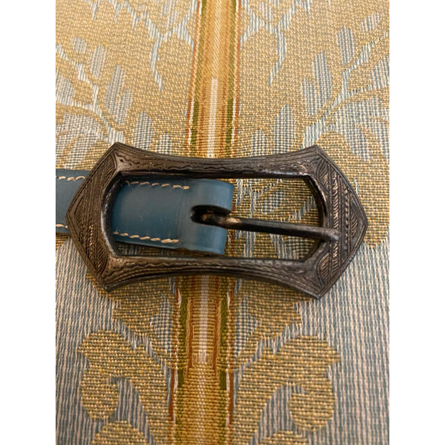Hermes - 希少!エルメス トゥアレグ ベルト ブルージーン 超美品の