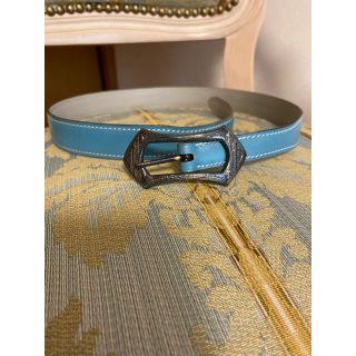 エルメス(Hermes)の希少！エルメス トゥアレグ ベルト ブルージーン 超美品(ベルト)