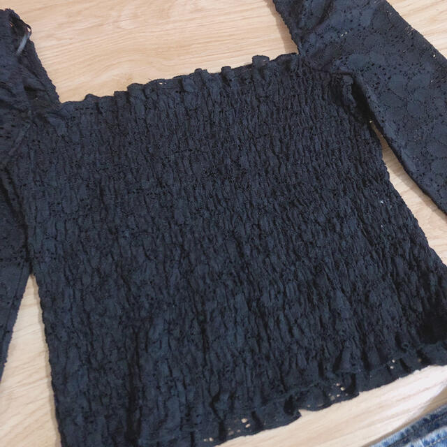 Bershka(ベルシュカ)のレース♡オフショル レディースのトップス(シャツ/ブラウス(長袖/七分))の商品写真