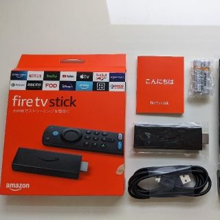  Fire TV Stick - Alexa対応音声認識リモコン(第3世代)付属(映像用ケーブル)