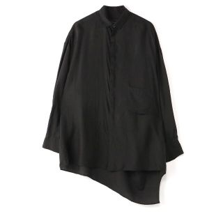 ヨウジヤマモト(Yohji Yamamoto)のヨウジヤマモト　yohjiyamamoto　キュプラタフタ 後ろ脇タワミシャツ(シャツ/ブラウス(長袖/七分))