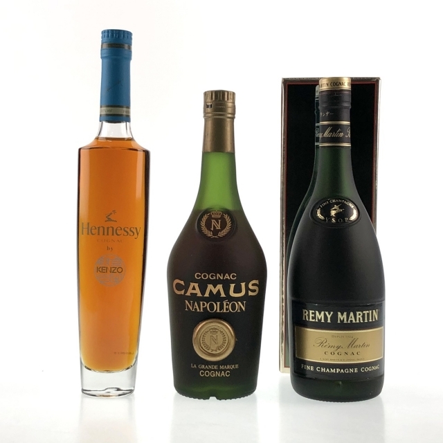 3本 Hennessy CAMUS REMY MARTIN