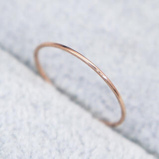   超極細 0.5mm サージカルステンレス シンプル リング 指輪 (リング(指輪))