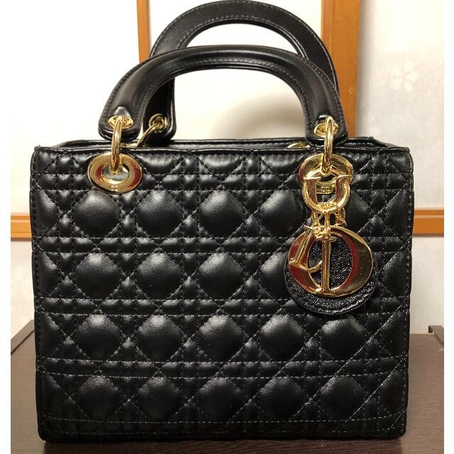 lady DIOR レディディオール風　バッグ　黒