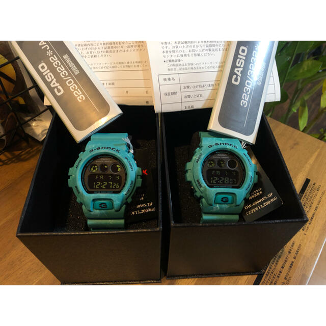 G-SHOCK DW-6900WS-2JF（2本セット）