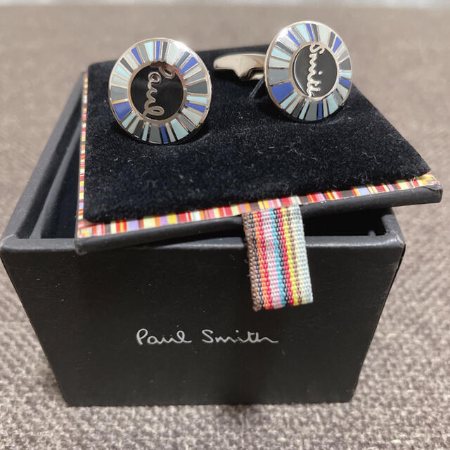 Paul Smith(ポールスミス)の◆コウ様専用　Paul Smith カフス マルチストライプ 美品 メンズのファッション小物(カフリンクス)の商品写真