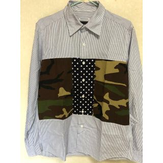 ソフネット(SOPHNET.)のSOPHNET ソフネット シャツ 日本製　ストライプ　カモフラ　ドット　S　(シャツ)