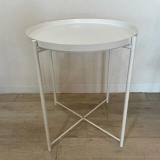 イケア(IKEA)のIKEA gladom トレイテーブル　サイドテーブル　ローテーブル　収納(コーヒーテーブル/サイドテーブル)
