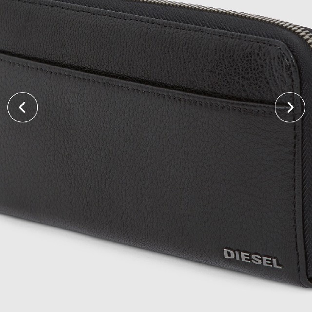 DIESEL(ディーゼル)のタグ付新品★DIESEL メンズ長財布 ラウンドファスナー レザー×デニム メンズのファッション小物(長財布)の商品写真