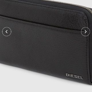 ディーゼル(DIESEL)のタグ付新品★DIESEL メンズ長財布 ラウンドファスナー レザー×デニム(長財布)