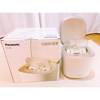 パナソニック(Panasonic)のパナソニック スチーマー ナノケアW温冷エステミストゴールドEH-SA0B-N(フェイスケア/美顔器)