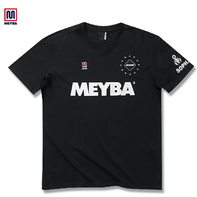 F.C.Real Bristol MEYBA SUPPORTER TEE 黒 STシャツ/カットソー(半袖/袖なし)