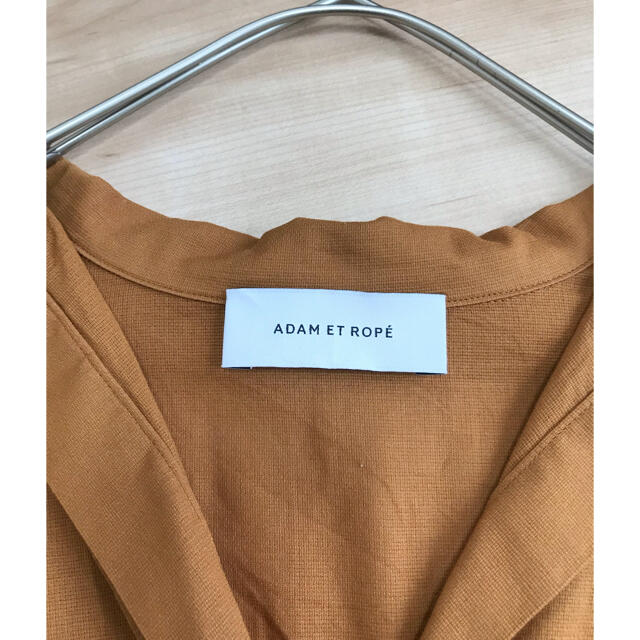 Adam et Rope'(アダムエロぺ)のADAM ET ROPE アダムエロペ　パナマビッグシャツ　ブラウス レディースのトップス(シャツ/ブラウス(半袖/袖なし))の商品写真