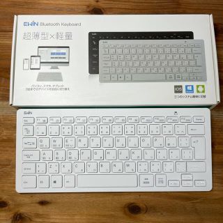 【マルチペアリング】jp配列 Ewin キーボード ワイヤレス ブルートゥース(PC周辺機器)
