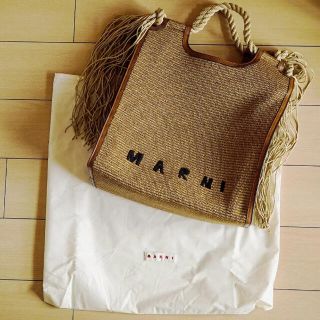 マルニ(Marni)のMARNI バーラップ バーチカルショッピングバッグ ロープハンドル(トートバッグ)