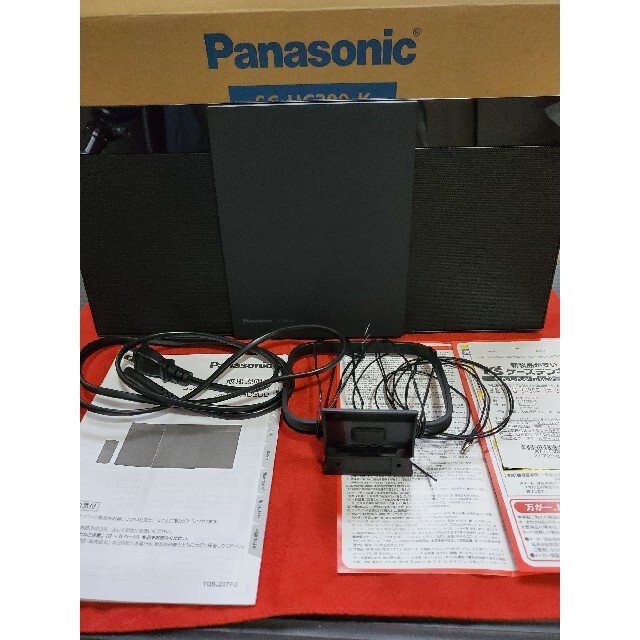 Panasonic(パナソニック)のPanasonic ミニコンポ　SC-HC400 ブラック スマホ/家電/カメラのオーディオ機器(スピーカー)の商品写真