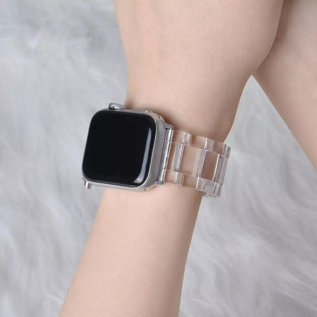 Apple Watch(アップルウォッチ)のApple Watch‎ クリアベルト アップルウォッチ バンド 38/40mm レディースのファッション小物(腕時計)の商品写真