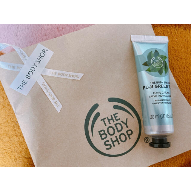 THE BODY SHOP(ザボディショップ)のザ・ボディショップ  ハンドクリーム フジグリーンティ　30ml コスメ/美容のボディケア(ハンドクリーム)の商品写真