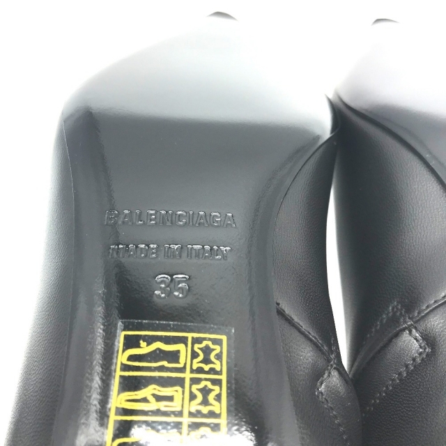 Balenciaga(バレンシアガ)のバレンシアガ BALENCIAGA ポインテッドトゥ 531751 ベーシック アパレル ショートブーツ  ブーツ レザー ブラック ブラック 未使用 レディースの靴/シューズ(ブーツ)の商品写真