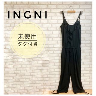 イング(INGNI)の【未使用】INGNI イング レディース オールインワン M 黒 ブラック(オールインワン)