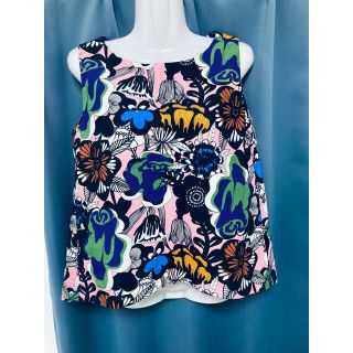 マリメッコ(marimekko)の美品【marimekko】ノースリーブ カットソー　Mサイズ(カットソー(半袖/袖なし))