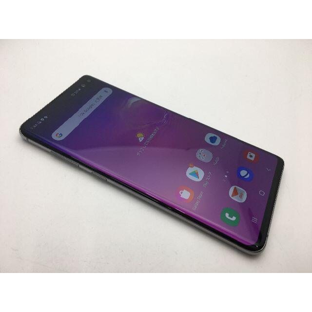 R178 SIMフリー au Galaxy S10+ SCV42 ブラック上美品