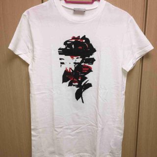 美品 Dior バラTシャツ柄デザイン無地